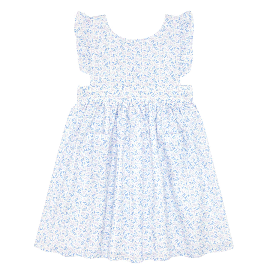 girls botanic ruffle sleeve dress
