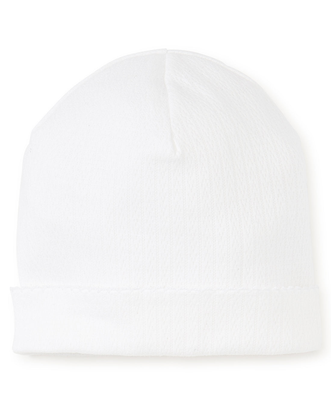 kissy pointelle hat white