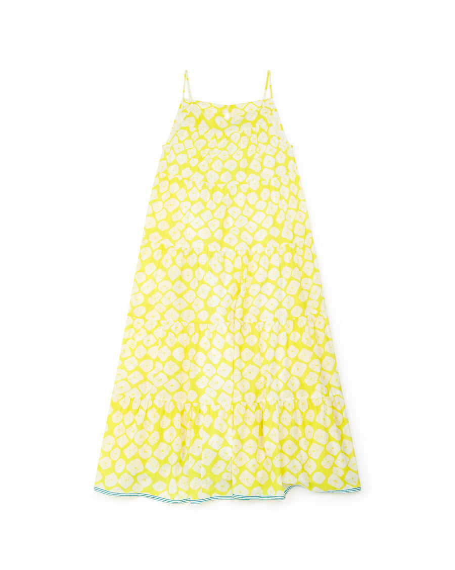 women's maxi dress yellow floral