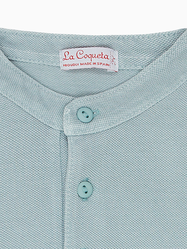 boys alcon polo shirt sage