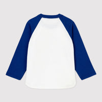 tarko ls contrast sleeves tee with graphic