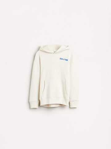 flow & soul graphic sweatshirt