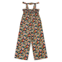 romper fleur bleu