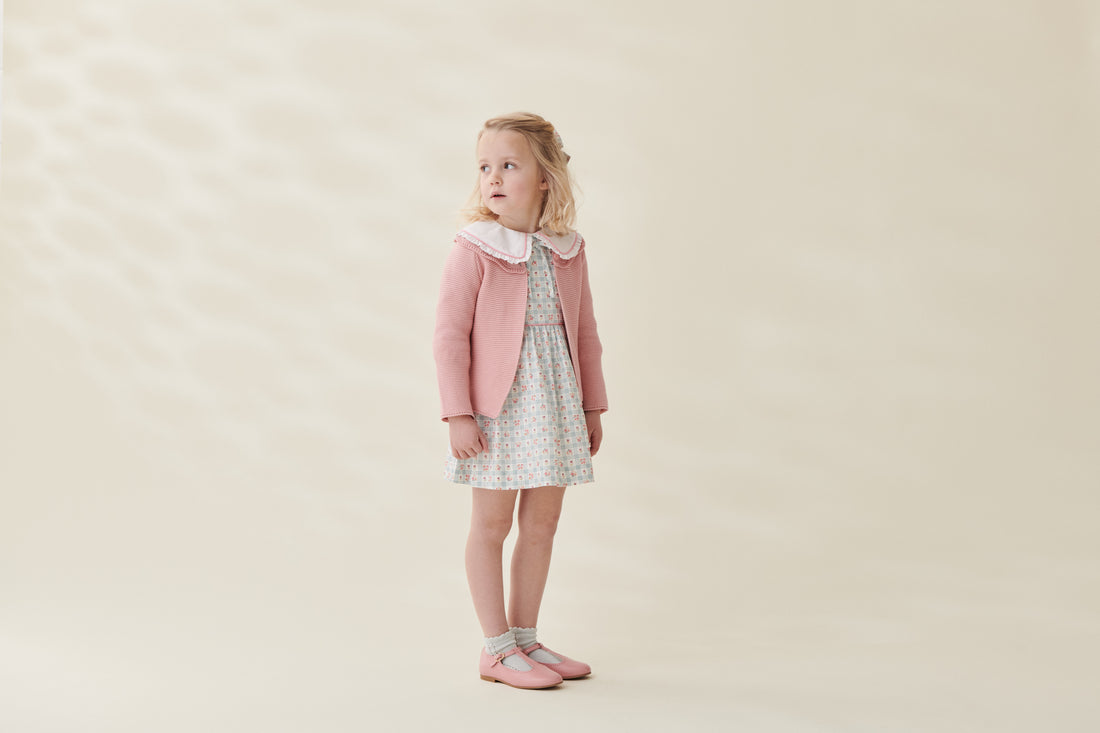 baby baena cardigan pink