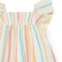 multi stripe dress