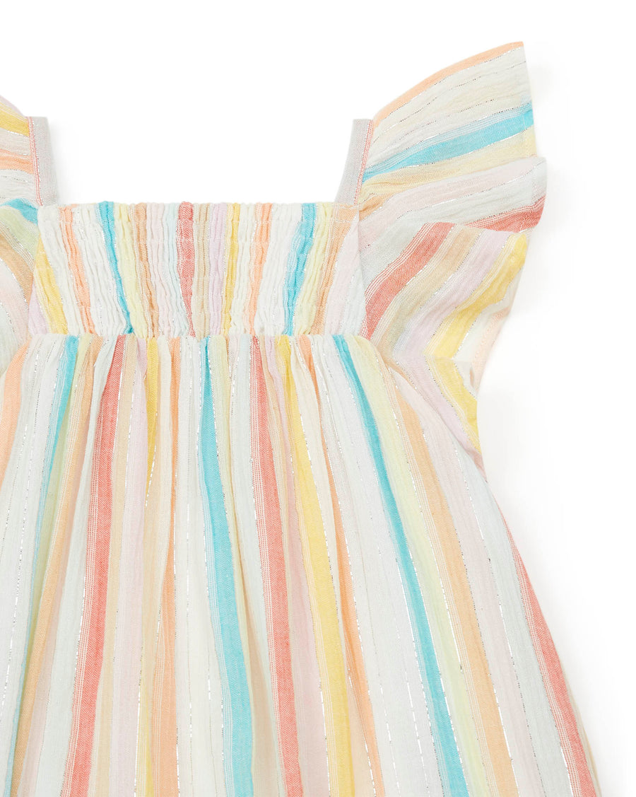 multi stripe dress