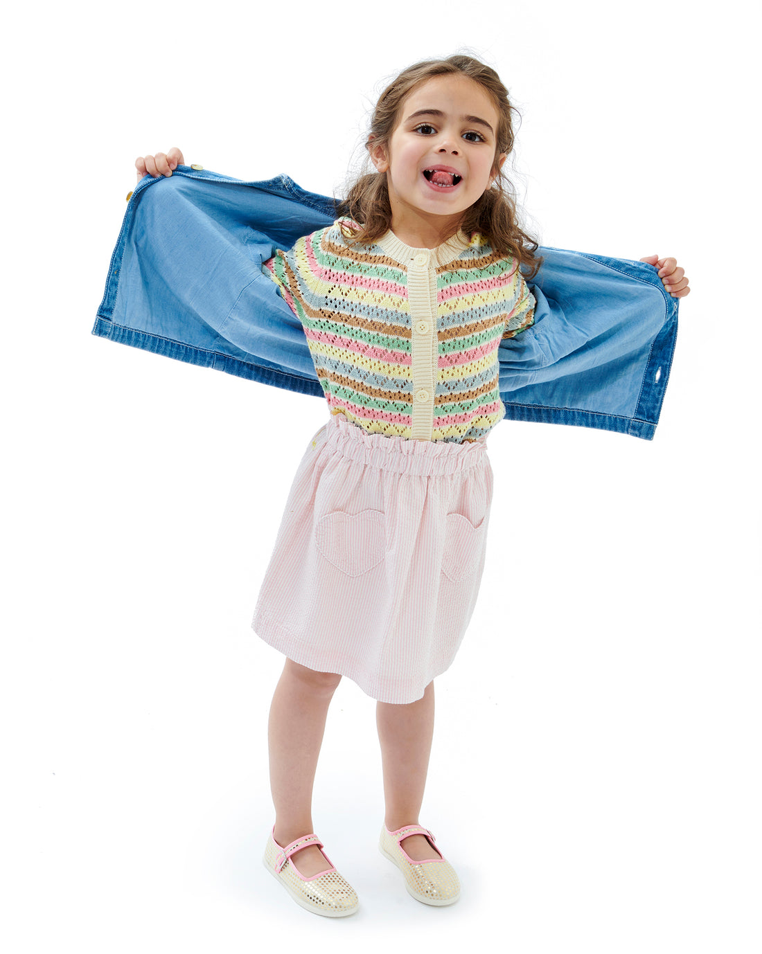 girls wash skirt rose