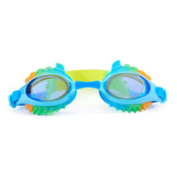jurassic blue dino taffy swim goggles