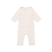 baby jumpsuit rose des fleurs