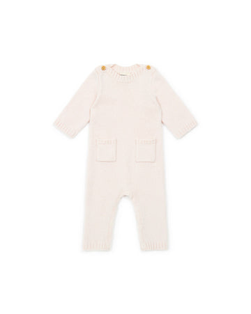 baby jumpsuit rose des fleurs