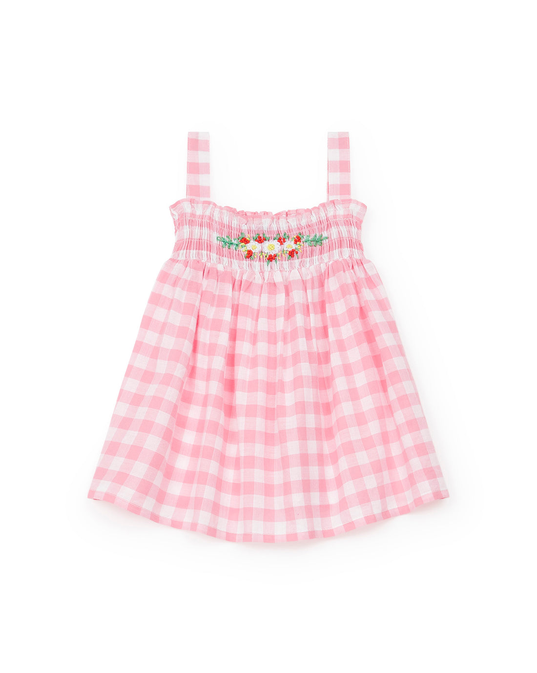 baby gingham dress vichy rose