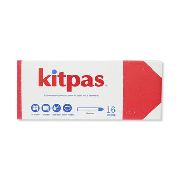 kitpas crayons medium 16 colors