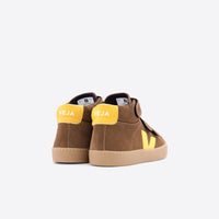 esplar mid suede velcro sneakers brown tonic