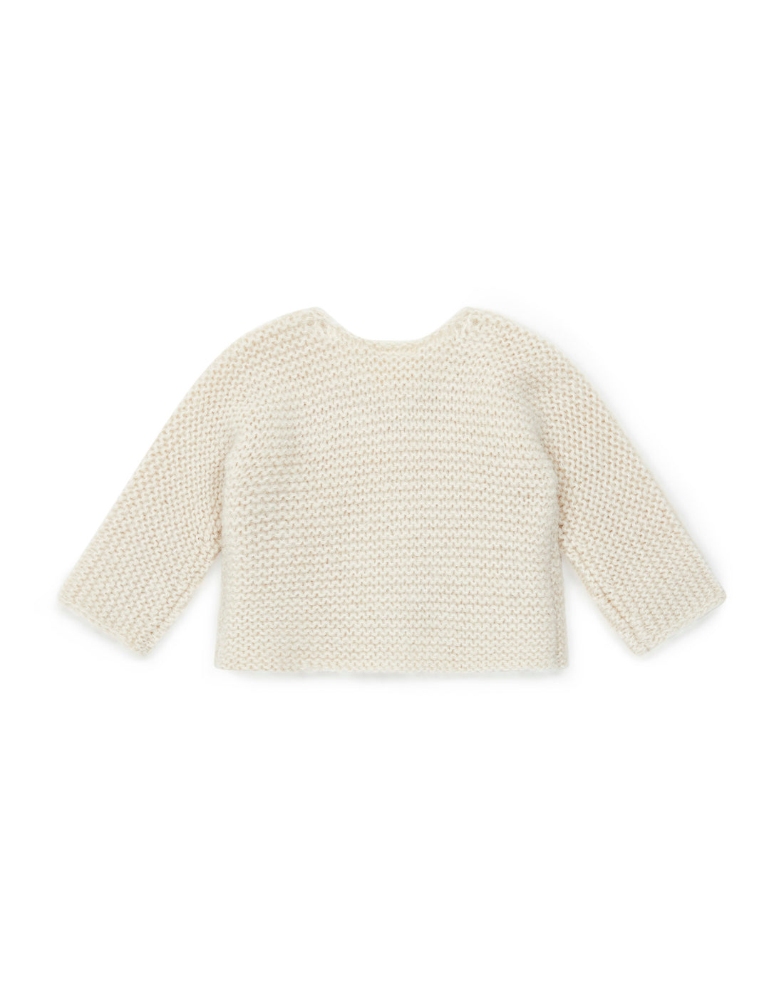 baby cardigan creme bonton
