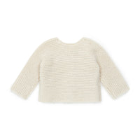 baby cardigan creme bonton