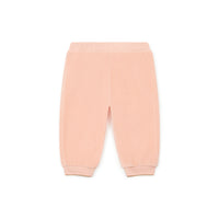 baby velvet logo pant