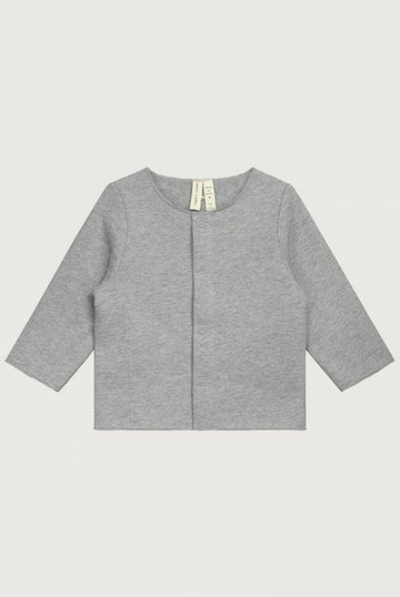 baby cardigan grey melange