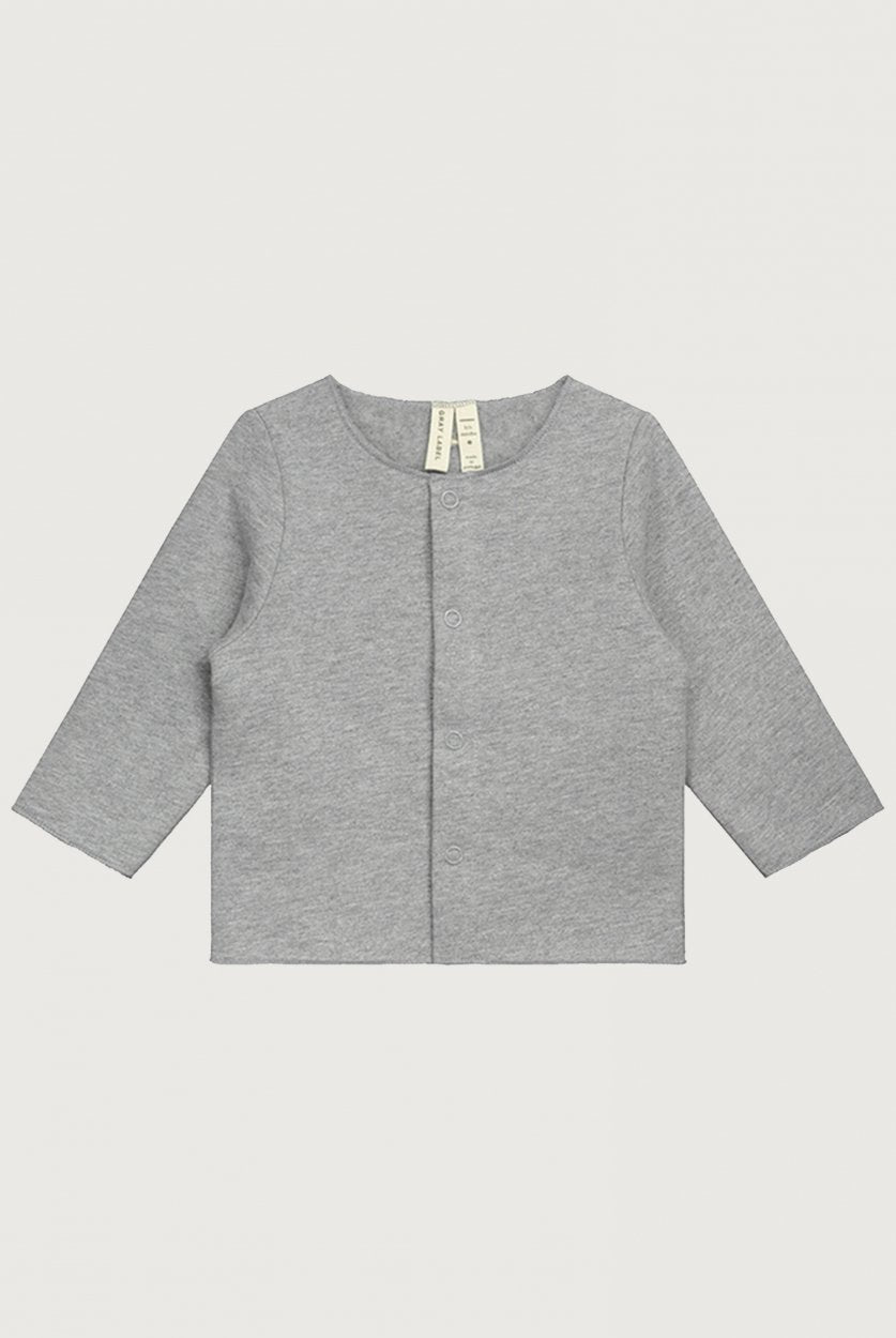baby cardigan grey melange
