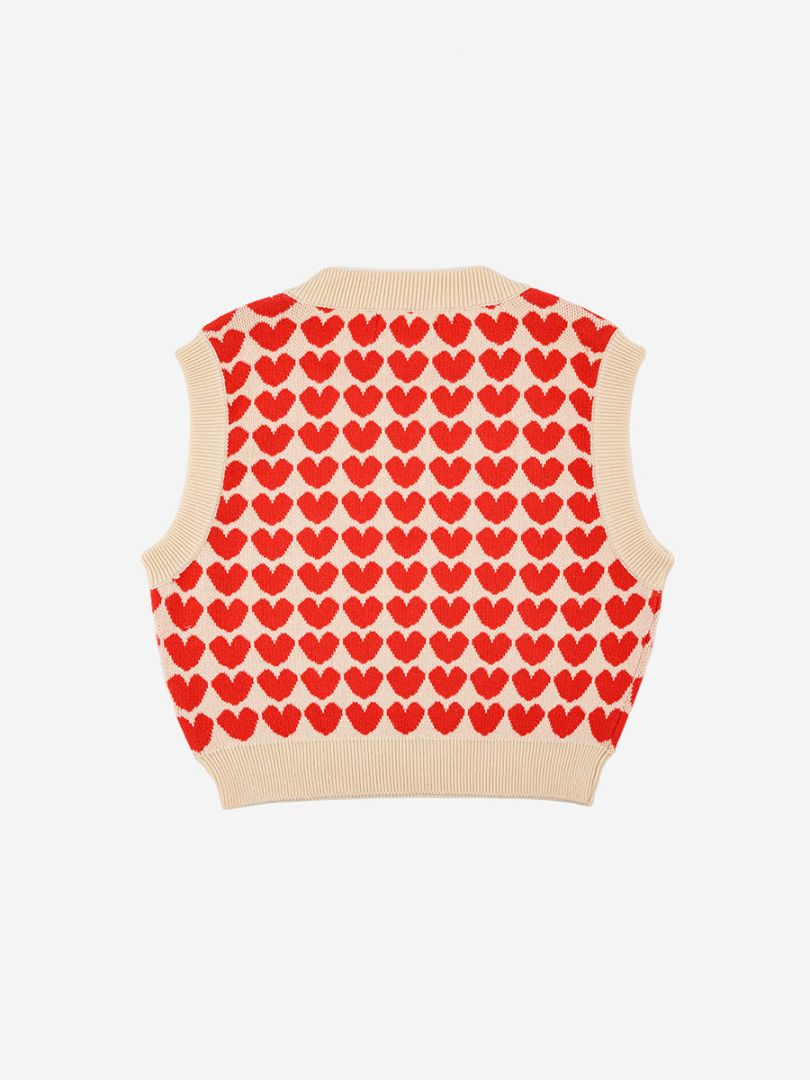 hearts jacquard jumper