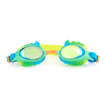 pheonix green dino taffy swim goggles