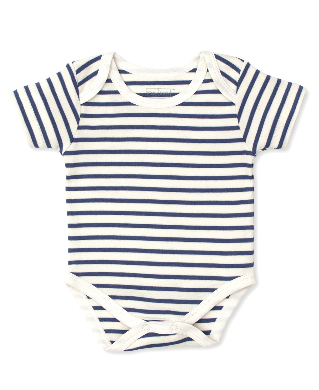 baby striped bodysuit navy