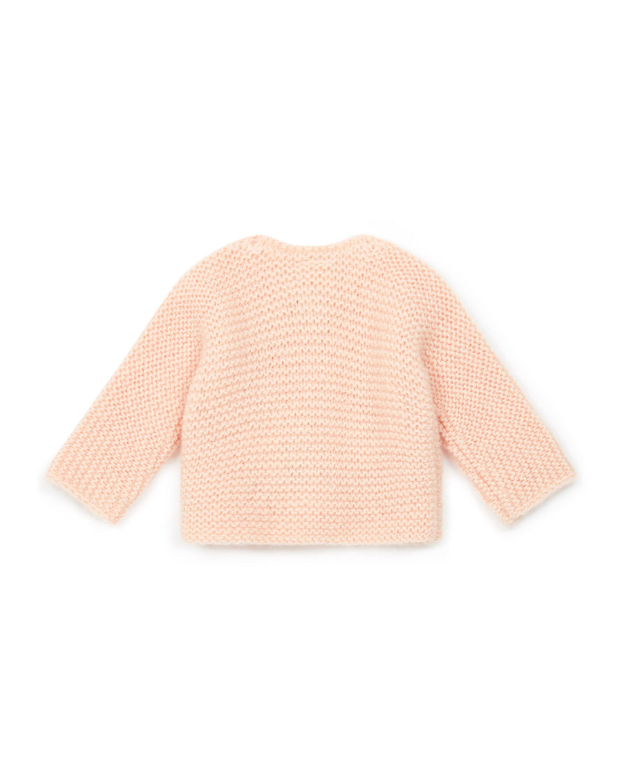 baby cardigan eau de rose