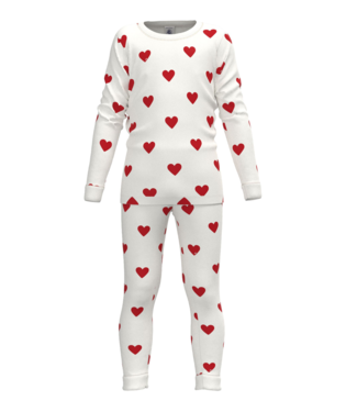 ls heart top & pant set