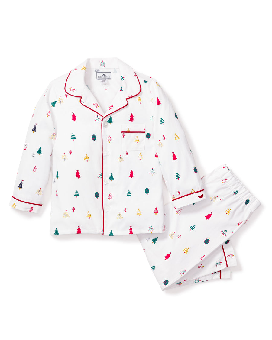 pajama set merry trees