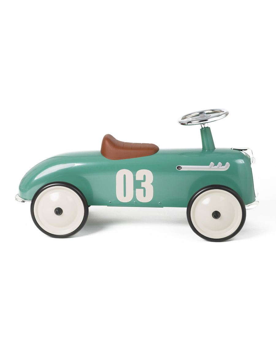 ride on roadster tender green