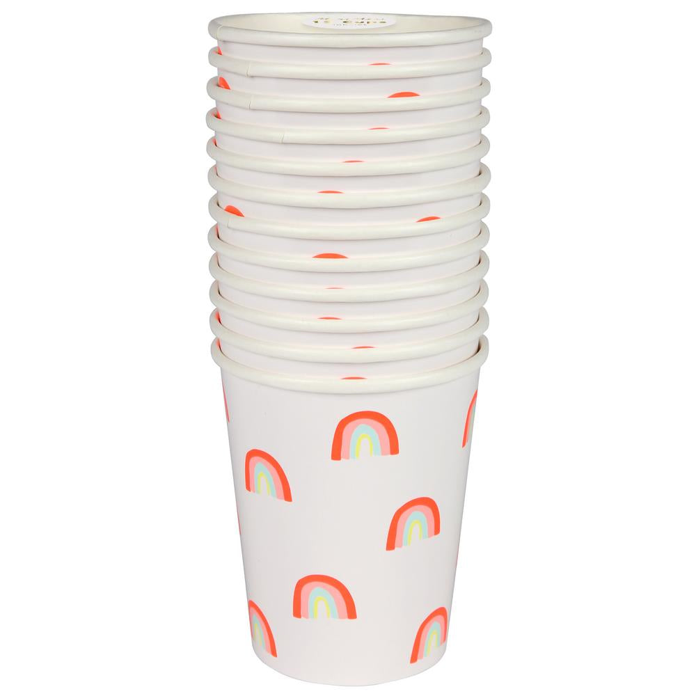 rainbow cups