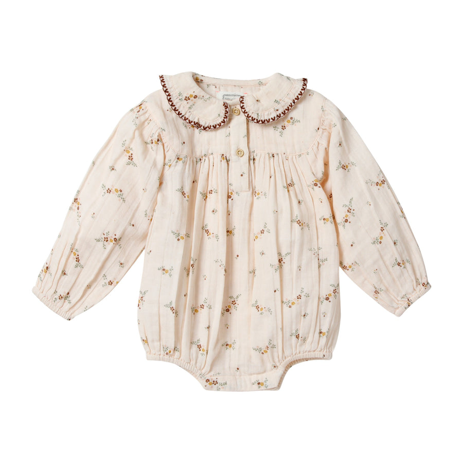 baby takara ruffled collar onesie
