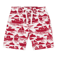 boat print swim short