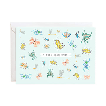 a note from camp - box of 6 notecards