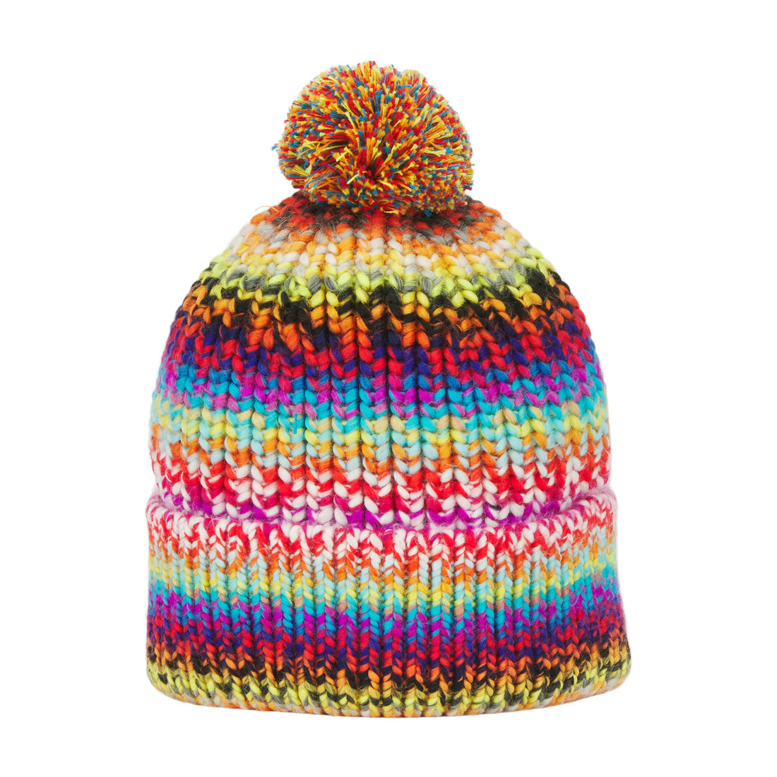 spaced dye striped hat