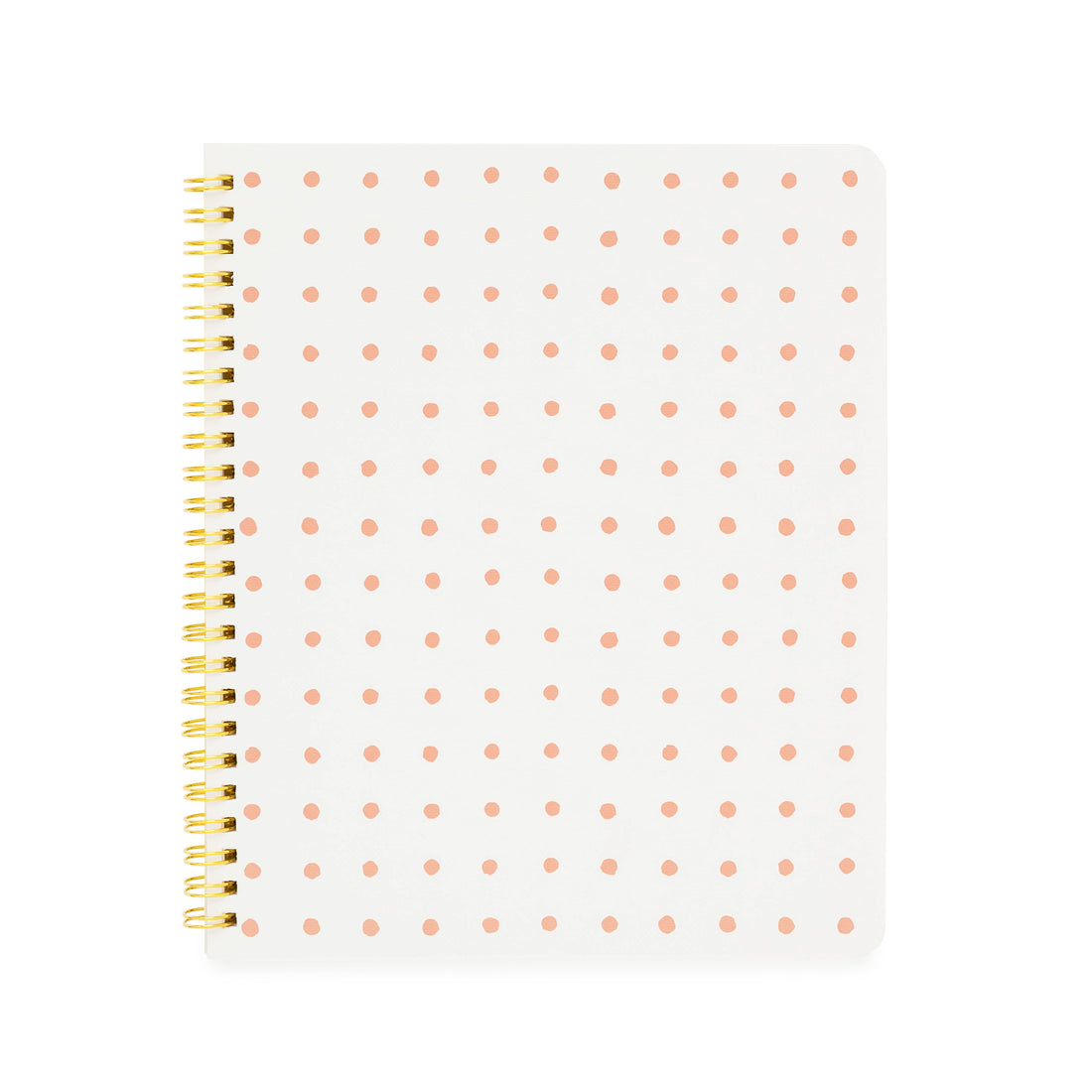 rose dot spiral notebook