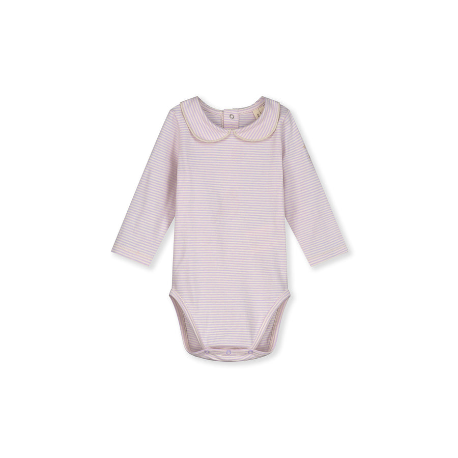 baby collared onesie purple haze