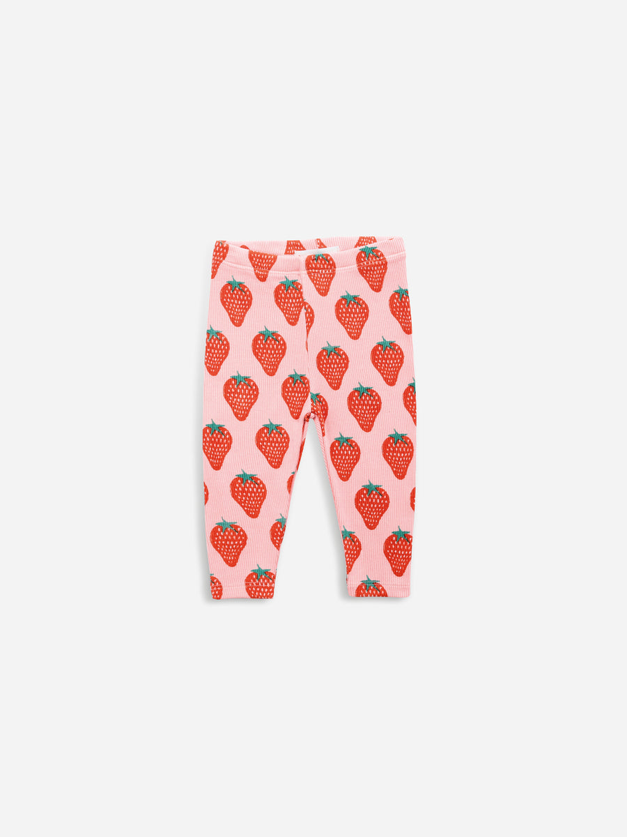 baby strawberry all over leggings