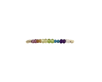 3mm yellow gold filled unicorn bracelet