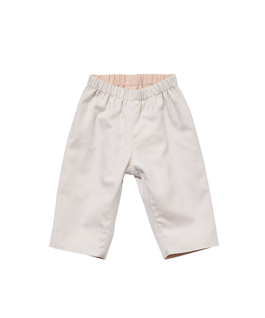 reversible baby pant pink