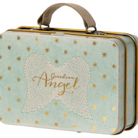 angel mouse in suitcase mouse