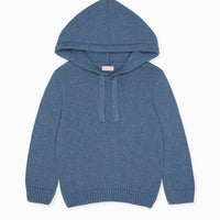 boys leo hoodie jumper blue