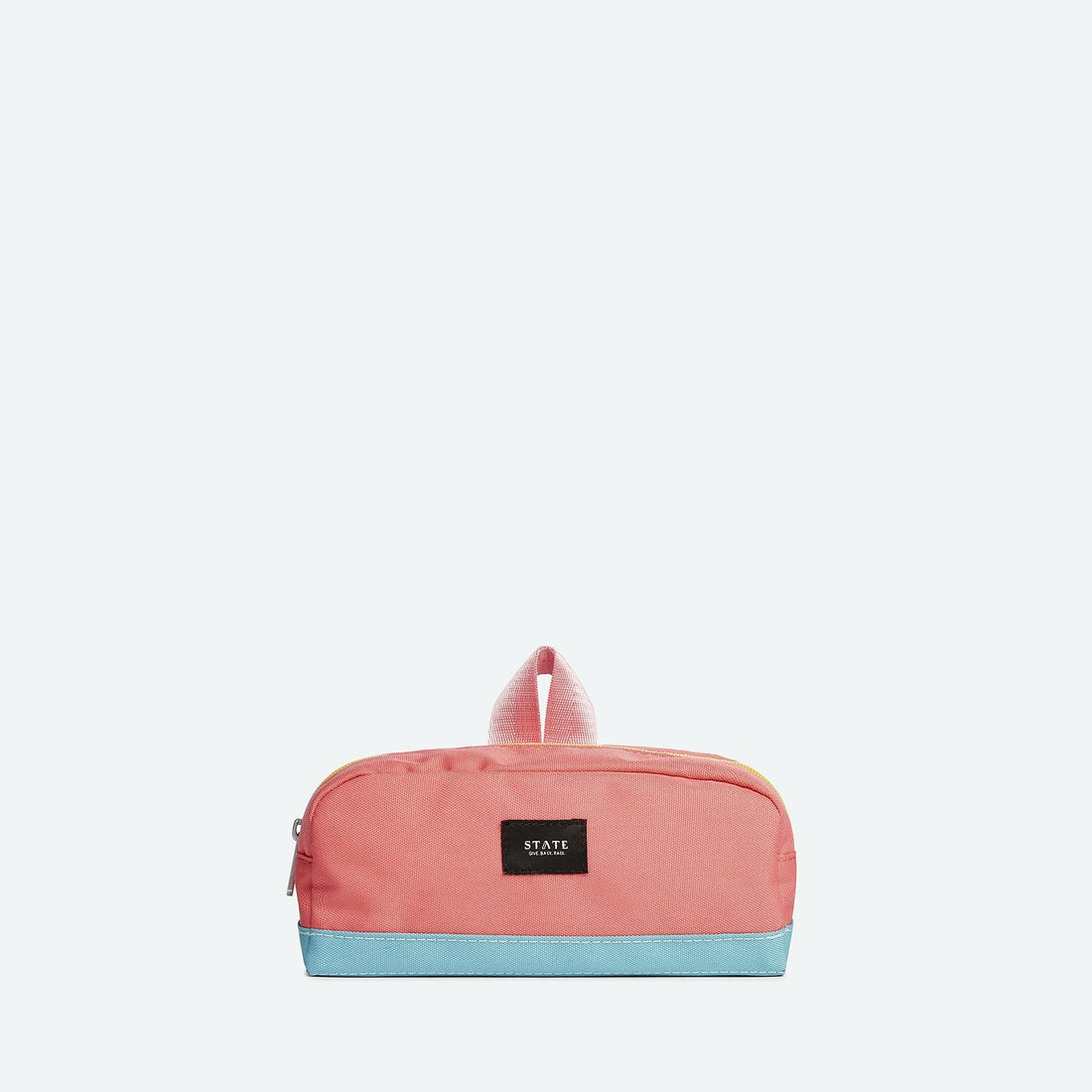 clinton pencil case pink mint