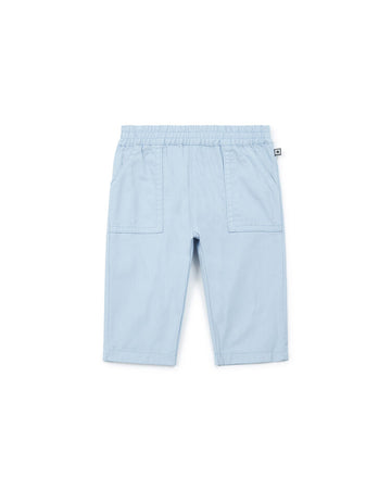 baby cotton trousers bleu