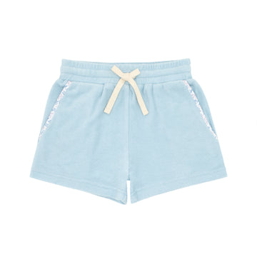 boys french terry shorts blue