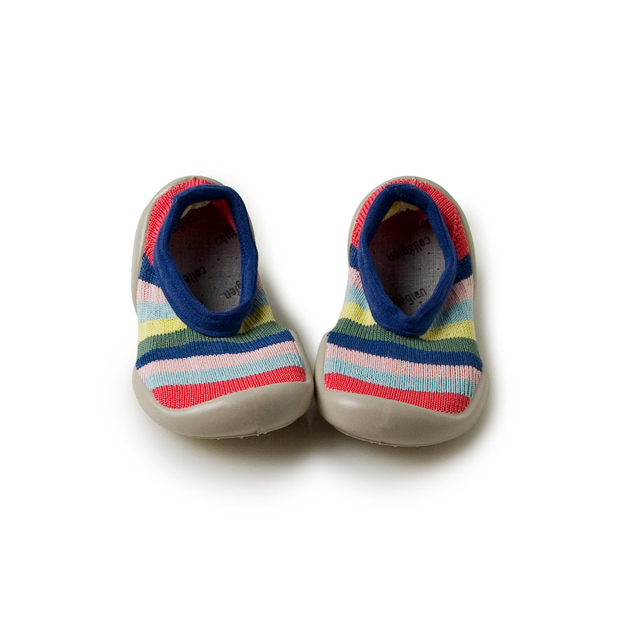 rainbow ballet flat slippers