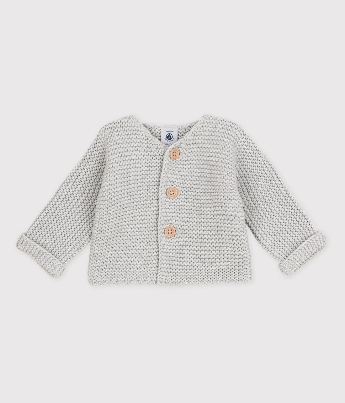baby cardigan grey