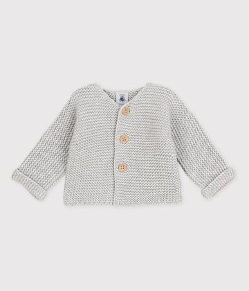 baby cardigan grey