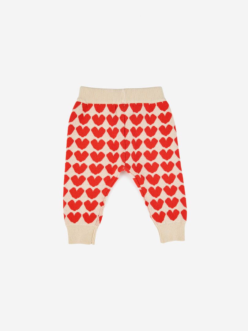 baby heart knit trouser