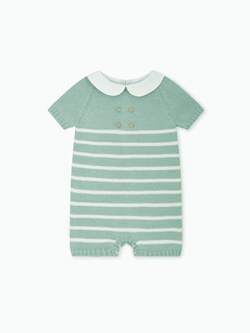 baby clavel playsuit sage
