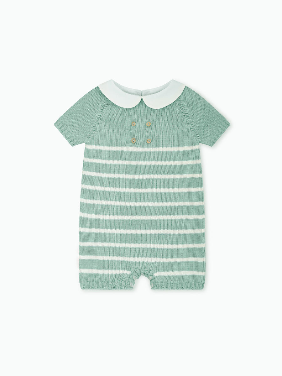 baby clavel playsuit sage